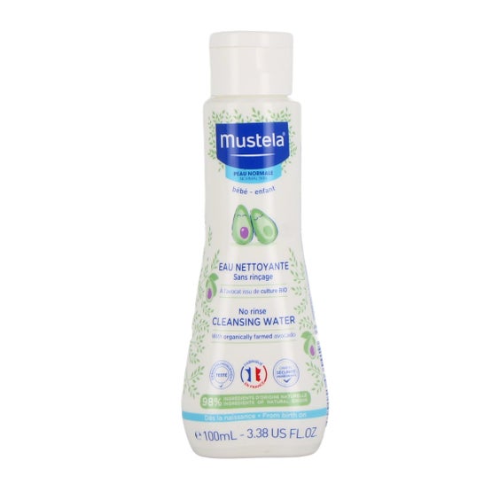 Mustela Agua Limpiadora Sin Aclarado Al Aguacate Bio 100 ml