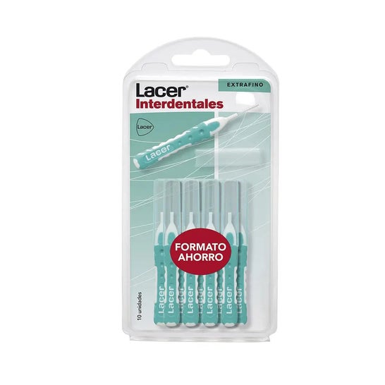 Lacer Interdental extrafino recto 10uts