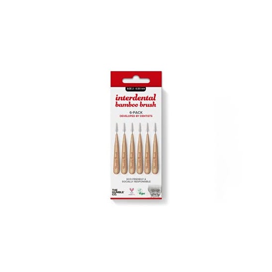 The Humble Brosse Interdentaire 0.5mm Rouge 6uds