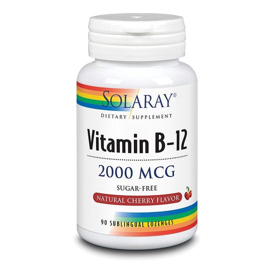 Solaray Vitamin B-12 2000mg Zucker-frei 90cpr