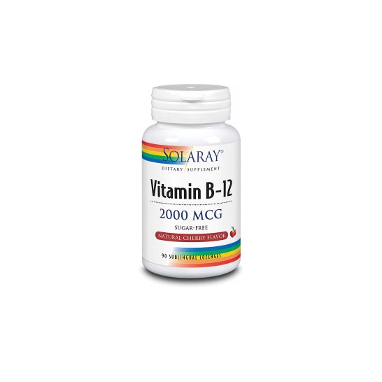 Solaray Vitamina B-12 2000mg senza zucchero 90cpr