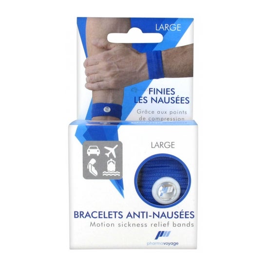 Pharmavoyage Bracelets Anti-Nauses Bleu Large