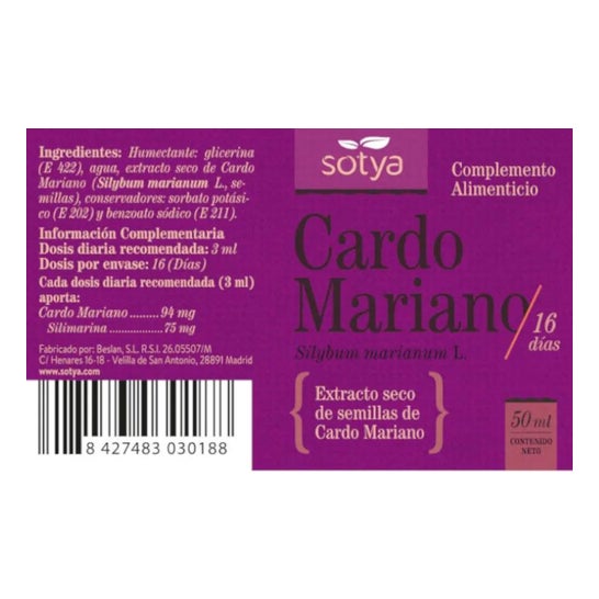 Sotya Cardo Mariano 60ml Sotya Cardo Mariano 60ml