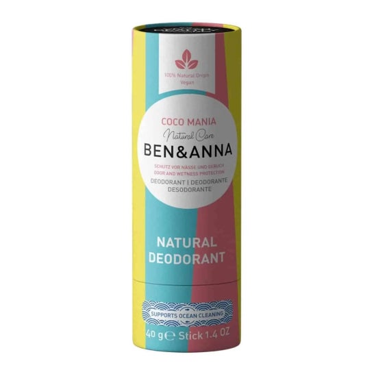 Ben & Anna Desodorante Stick Coco Mania 40g