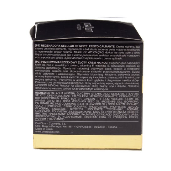 Postquam Luxury Gold Crema Regeneradora de Noche 50ml