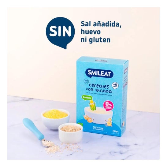 Smileat Papille Getreide S/ Gluten + Quinoa 200 G Smileat Papille Getreide S/ Gluten + Quinoa 200 G