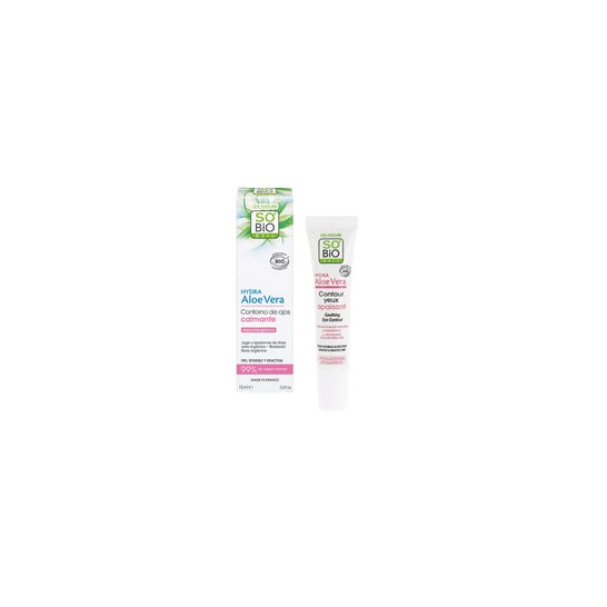 So'Bio Étic Contorno Ojos Calmante Bisabolol-Aloe Bio 15ml