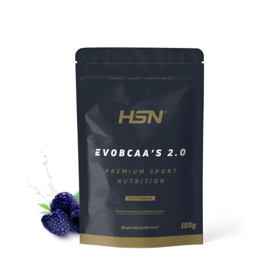 HSN EvoBCAA's 2.0 BCAA's 12:1:1 + Glutamina Frambuesa Azul 150g