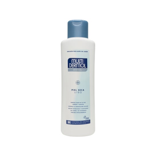 Multidermol Medizinische seifenfreie Badeemulsion mit Harnstoff 750ml