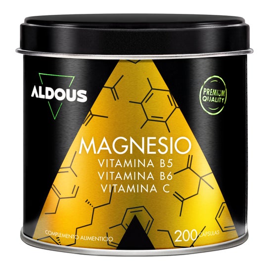 Aldous Labs Magnesio con Vitamina C B5 y B6 200caps