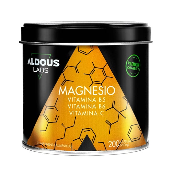 Aldous Labs Magnesio con Vitamina C B5 y B6 250caps