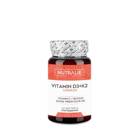 Nutralie Vitamin D3+K2 Complex 60caps
