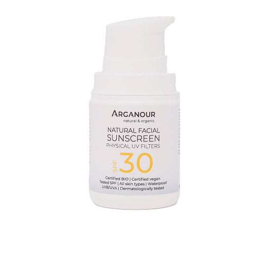 Arganour Natural & Organic Protector Solar Facial Spf30 50ml