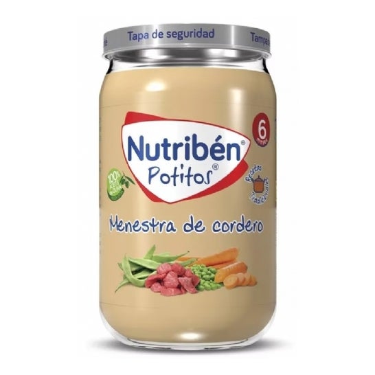 Nutribén Potito Crema de Calabaza y Zanahoria