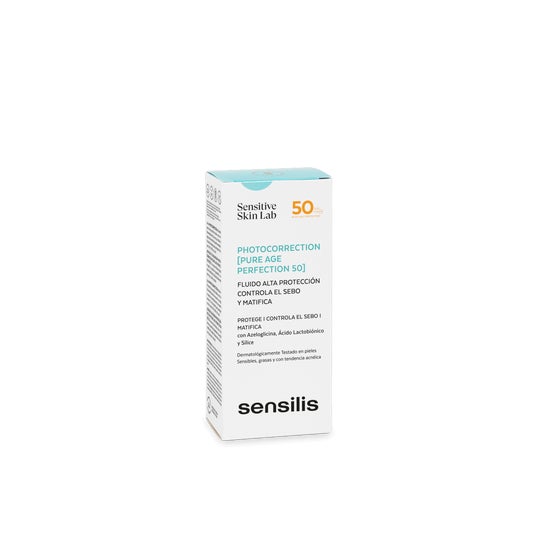 Sensilis Photocorrection [Pure Age Perfection 50] Fluido Seborregulador Matificante SPF50+ 40 ml