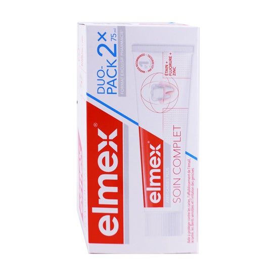 Elmex Pack Dentífrico Anticaries Cuidado Completo 2x75ml