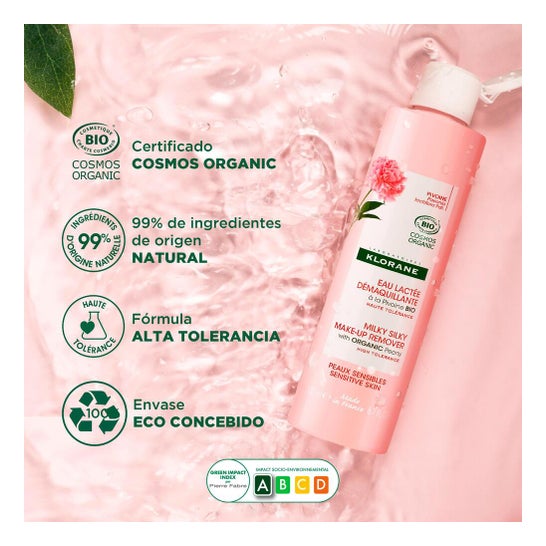 Klorane Fluido Micelar Desmaquillante a la Peonía BIO 200 ml