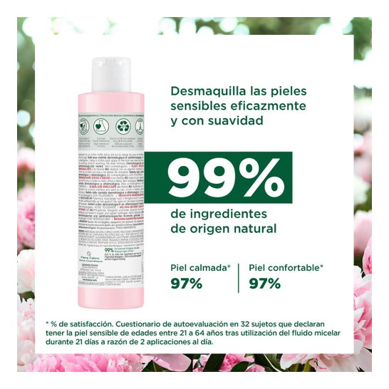 Klorane Fluido Micelar Desmaquillante a la Peonía BIO 200 ml