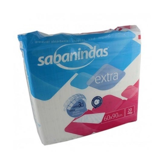 Sabanindas salvacamas Extra 60x90cm 20uds