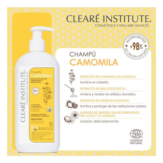 Clearé Institute Champú Camomila 400ml Clearé Institute Champú Camomila 400ml