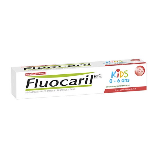 Fluocaril Kids Dentífrico 0 6 Años Fresa 50ml
