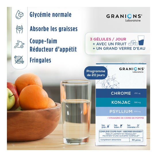 Granions Complejo Inhibidor del Apetito 60caps