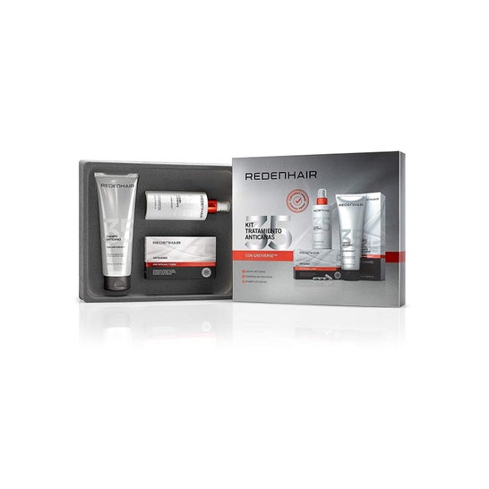 Redenhair Anticana kit di trattamento (shampoo, lozione e confezione da 60 capsule)