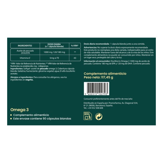 DocMorris Omega 3 1000mg 90 caps