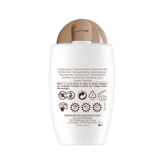 Avène Solar mineral fluid colour SPF50+ 40ml