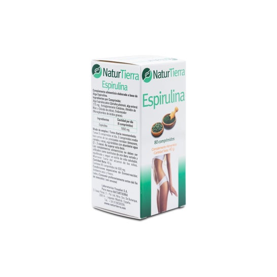 Naturtierra Spirulina 80 Compresse