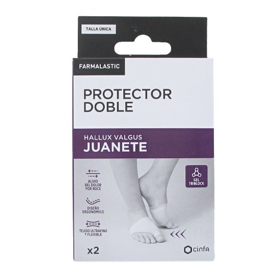 Farmalastic Protector Doble Juanete Talla Única 2 uds
