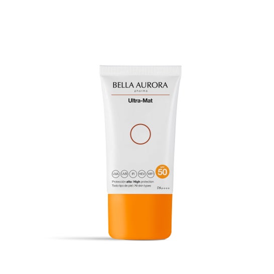 Bella Aurora Ultra-Mat Protector Solar Facial Anti-Manchas SPF50 Piel Grasa 50ml