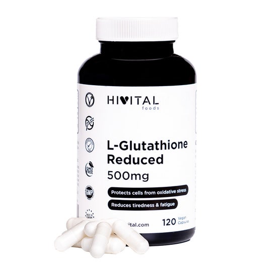 Hivital Foods L Glutatión Reducido 500mg 120caps