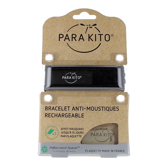 Para'Kito Anti Mosquito Bracelet Black 1ut