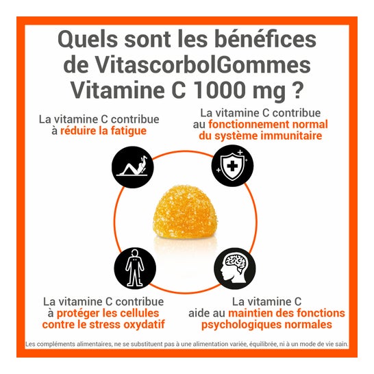 Vitascorbol Vitamina C 1000mg Gomitas 30uds