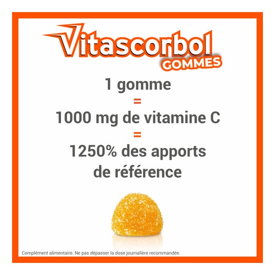 Vitascorbol Vitamina C 1000mg Gomitas 30uds