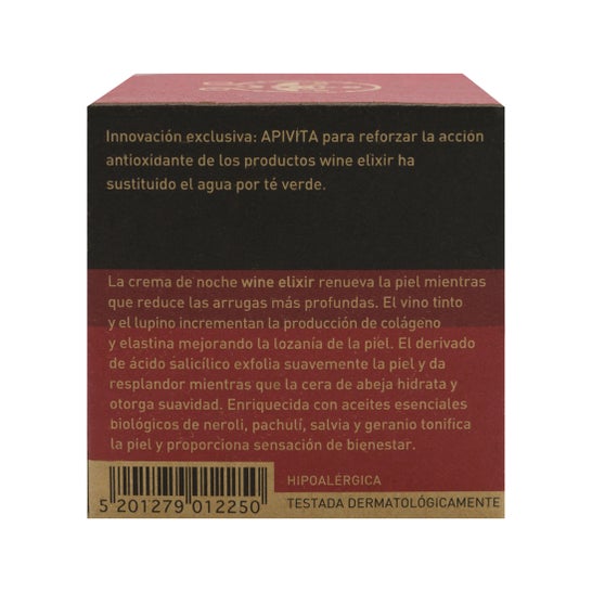 Apivita Wine Elixir crema de noche antiarrugas y reafirmante 50ml