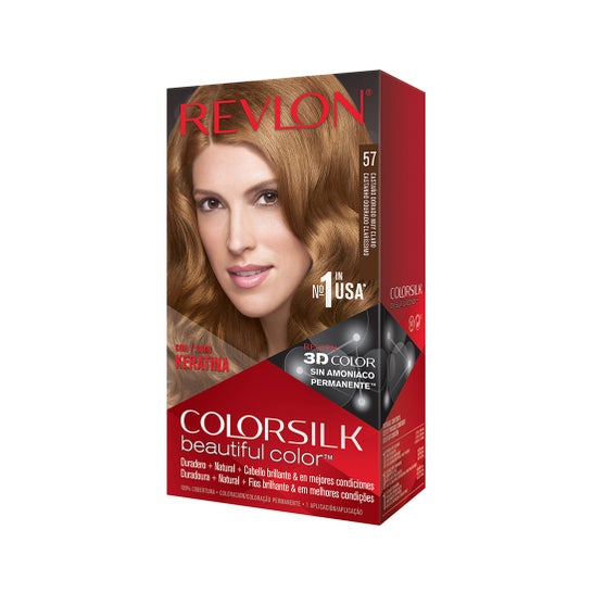 Revlon Colorsilk 57 zeer licht goudbruin Colorsilk Kit