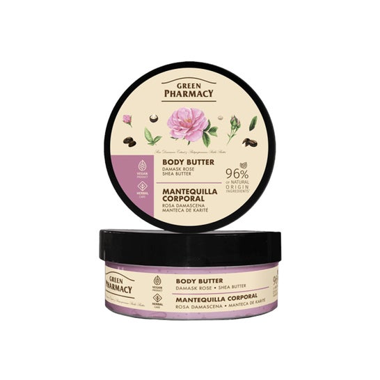 Green Pharmacy Manteca Corporal Rosa Damascena Karité 200 ml
