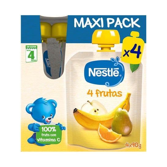 Nestlé Naturnes 4 Vruchten 4x90g