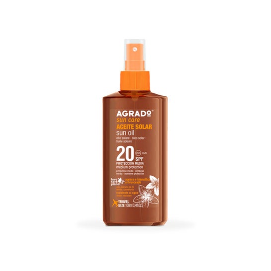 Agrado Aceite Solar Spf20 100ml