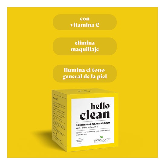 Hello Clean Bálsamo Limpiador iluminador con Vitamina C 100ml