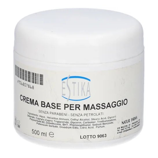 Estika Crema Massaggio Base 500ml