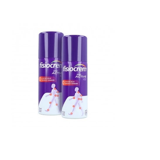 Fisiocrem Spray Active Ice Duplo 2x150 ml - Farmacia Chamberí