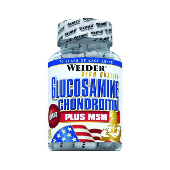 Weider Glucosamine Chondroïtine + MSM 120caps
