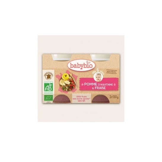 Babybio Small Fruit Pot 2x130g