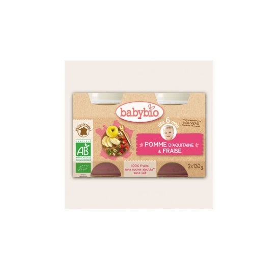 Babybio Small Fruit Pot 2x130g