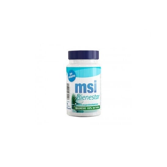 MSI Bienestar Magnesio Natural con colágeno 60cáps