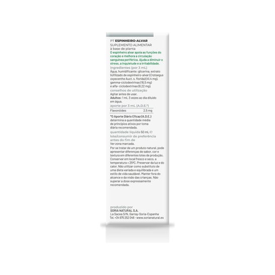 Soria Natural Espino Blanco Extracto 50 ml