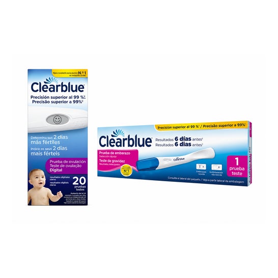 Clearblue Pack Test Ovulación + Prueba Embarazo Ultratemprana
